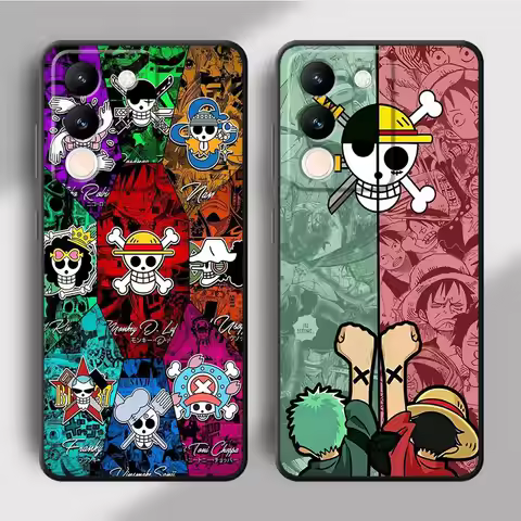 Anime One Pieces Phone Cover Case for Vivo Y75 Y81 Y52S Y93 V21E V23 V27 Y51S Y78 Y71 Y91 V29 Y53S V