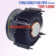 2U Server Workstation CPU Radiator Cooler I9 I7 I5 I3 Fan Desktop Computer Thickened and Weighted Co