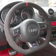 New Audi TT Special Modification Accessories Old Audi TT Hand Sewn Leather Steering Wheel Cover Flan