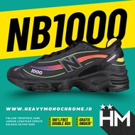NB Balance 1000 Reflective Black Multi Color Sneaker M1000TP (Size 36-46.5)