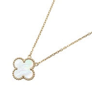 【二手】梵克雅寶 (Van Cleef & Arpels) 復古 Alhambra 珍珠母貝項鍊，頸圍 37.5/42 厘米，18K（黃金）