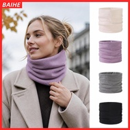 BAIHE Neck Warmer Gaiter, Wind-Resistant Elastic Double Layer Neck Gaiter, Fashion  Stretch Windproo