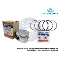 MODENAS ELEGAN 150 E1 PISTON PISTION RING ASSY 13101-H9A-000 13010-H7A-000