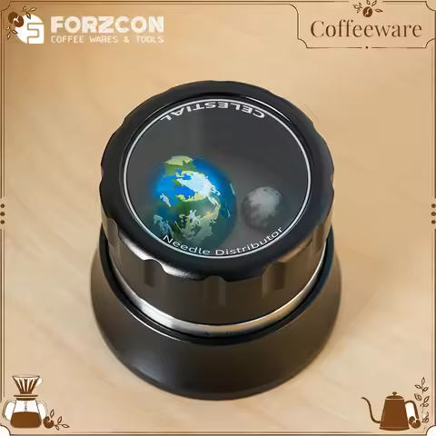 FORZCON Needle Coffee Distributor Magnetic Planet Coffee Tamper For LELIT 9B Espresso Machine Home B