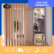 2.9M & 1.45M High Room Divider Grid Wooden Motif Room Divider/