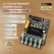 New!! ZK-TB21 Pro แอมป์จิ๋ว ระบบ2.1 กำลังขับ 50+50+145w (ซับเบส 2โอห์ม ได้)