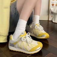 Dopamine Women's Running Shoes Shockproof Lightweight Versatile Spring Casual Dad Shoes