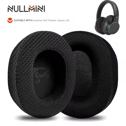 Nullmini Replacement Earpads for Creative Sxfi Theater, Gamer, Air Headphones Cooling Gel Ear Pads C