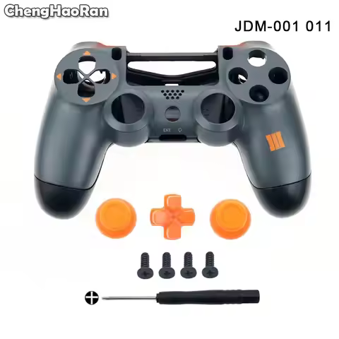 ChengHaoRan Housing Shell Thumbsticks Cap Dpad For DualShock 4 PlayStation 4 PS4 V1 JDM-001 011 Cont