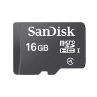Sandisk 16GB microSDHC C4 記憶卡 Class 4 小卡 手機記憶卡