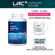 LAC Primax Fish Oil 1468mg (120 Softgels) [Exp Mar 2027] 01404590