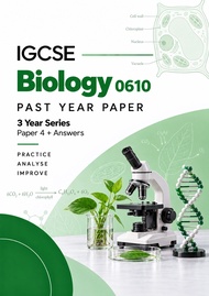 Cambridge IGCSE Biology 0610 Past Year Papers - Paper 4 + Answers - 3 Year Series