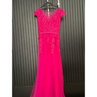 Pink fuchsia party dress