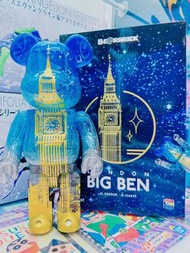 KOAOISORA 2023 MEDICOM TOY ★ BE@RBRICK x BIG BEN Ver. 400％ 100% BEARBRICK 英國倫敦大笨鐘 澳門抽選限定 記念商品 景品 FIG