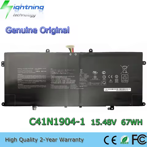 New Genuine Original C41N1904-1 15.48V 67Wh Laptop Battery for Asus ZenBook 13 UX325JA UX325EA UX363