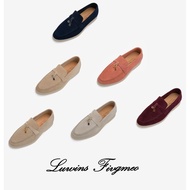 new style piana LP loafers women flat bottom lazy shoes