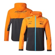 Jaket Pasukan McLaren F1 Baru 2026 OKX Sponsorship Jaket Berhud Berzip Uniseks DMP9