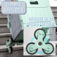 [Xhome] Shopping Trolley Accessories - Climbing Wheels, Handle, Cover