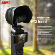 BRDRC Suitable for DJI OSMO POCKET 3 Hood Lens Protective Cover Sunshade Anti-Glare Accessories