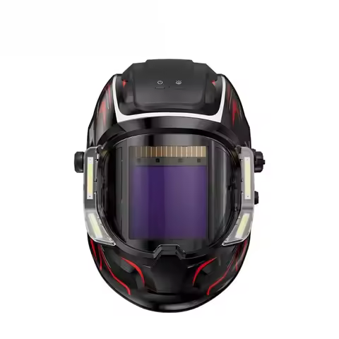 3.94 3.74 Large Field of View Welding Helmet Auto-dimming Welding Helmet with 4 Light Emitting Diode