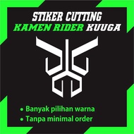 Stiker Logo Kamen Rider Kuuga Cutting Sticker Aksesoris Mobil Motor