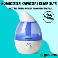 Air Humidifier Aromatherapy Oil Diffuser Pelembab Udara Besar 3 Liter
