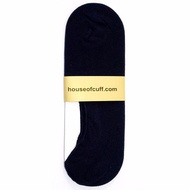 HOUSEOFCUFF/ SOCKS SHOE LINER SOCKS BLACK INVISIBLE