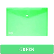 (1 Lusin) Map Kancing / Map Plastik F4 / Button Folder / Folder Plastik Kancing / Map Klip Kancing /