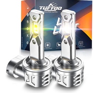 TUFFOO 1Pair 50W H27/881/880 Car LED Fog Light Bulb Canbus 6000K White / 3000K Golden Yellow