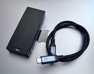 全新 M.2 NVMe SSD Thunderbolt 3 Aluminum Enclosure  For M.2 NVMe 固態硬盤 雷電3接口 外置 M.2 硬盤盒  *真正 TB3/USB 4.