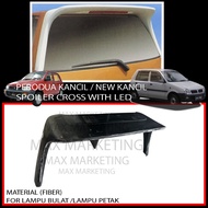 M185 Perodua Kancil / New Kancil Spoiler With LED ( CROSS )