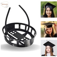 MXBEAUTY Secures Headband Insert, Upgrade Secure Hairstyle Grad Cap Headband Insert, Black Adjustable Don't Change Hair Unisex Inside Graduation Cap Graduation