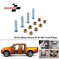 Door Hinge Repair Kit Suitable for Nissan Navara 97-05 D22 Pickup Hinge Pin Bushing Kit