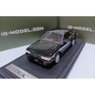 IG Nissan Nissan/Nissan Cedric Duke Y31 Gran Turismo SV 1/43 Black, White Original Bag