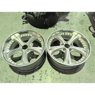2Pcs 18" 18inch SSR Speed Star Sport rim japan original pcd114