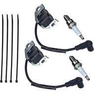 2Pcs Ignition Coil & Spark Plug for Kawasaki21171-0743 21171-0738 21171-0711 21171-0747 21171-7041 2