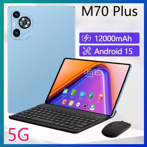 2025 M70 Plus Tablets 11.6inch Original Android 15 Tab 5G Dual Sim 12000mAh Tablet PC For Children's