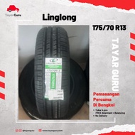 Linglong 175/70R13 Tayar Baru (Installation) 175 70 13 New Tyre Tire TayarGuru Pasang Kereta Wheel Rim Car