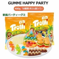Trolli - 德國 Trolli - 歡樂派對橡皮軟糖 400g 【單包裝- 內含6款造型】 [平行進口]