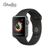 Apple Watch Series3 (GPS) Space Grey Aluminium Case with Black Sport Band l iStudio By Copperwired