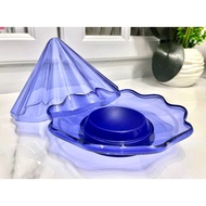 Crystal bowl elagancia tupperware biru