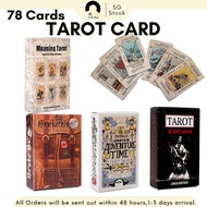 [SG] Meaning Tarot Deck Card 78 Cards Rider Waite Tarot Deck Reversed Party Game Fortune Telling Tar