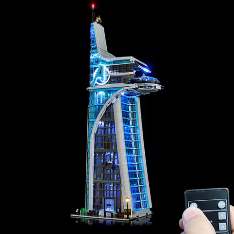 LYBMTWF LED Lighting Kit Compatible with Lego 76269 Tower Battle Buiding Blocks (NOT Include The Mod