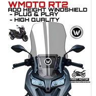 WMOTO RT2 RT 2 WINDSHIELD ADD HEIGHT HIGH QUALITY MODIFY MODIFIES ACCESSORIES ACCESSORY