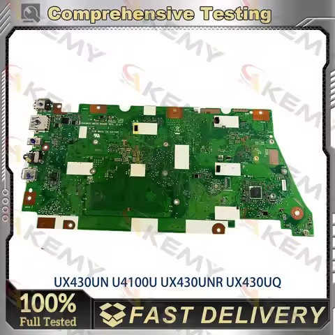 UX430UN Laptop Motherboard For ASUS ZenBook U4100U UX430UN UX430UQ UX430U Notebook Mainboard With I3