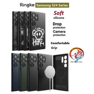 Samsung Galaxy S24 Ultra S24 Plus S24 RINGKE Onyx Casing Softcase Original