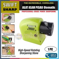 rainbow - 1Pc Alat Asah Pisau Otomatis Swift Sharp Knife Grinder Electric Alat Pengasah Pisau Elektr