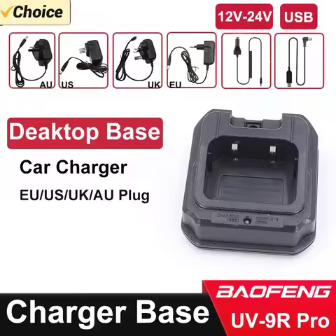 UV-S22 Pro V2 Charger Baofeng Battery Dock UV-9R Plus UV-9R PRO UV-68 UV-98 GMRS-9R UV-XR GT-3WP Wal
