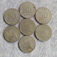 koin 50 rupiah 1971 cendrawasih