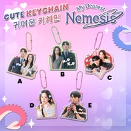 GANTUNGAN My DEAREST NEMESIS KDRAMA KEYCHAIN | Choi Hyun Wook Keychain | Moon Ga Young Keychain | Kd